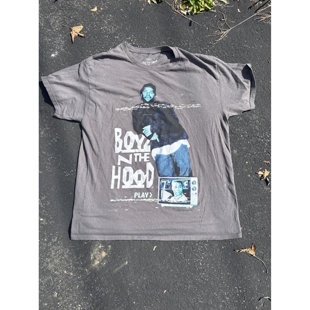 Y2K Boyz N The Hood Ice Cube Movie T Shirt Gray Mens Large‎ 2004